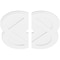 Ekena Millwork Charlotte Architectural Grade PVC Ceiling Medallion, 34"OD x 3"ID x 13 1/2"C x 1"P, Two-Piece CMP34CE2-03000 - alternate 2